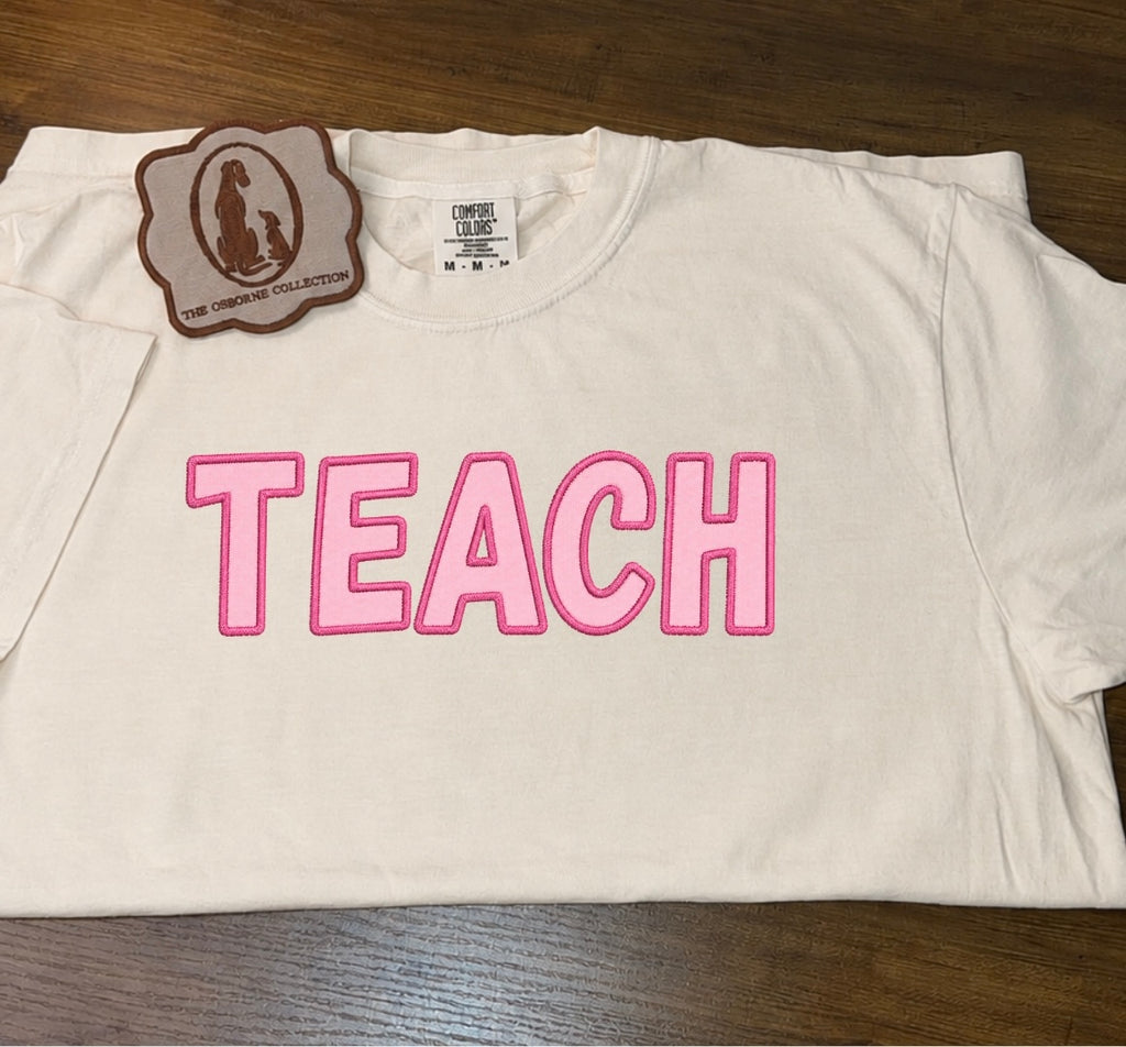 Classic Appliqué Teach Tee