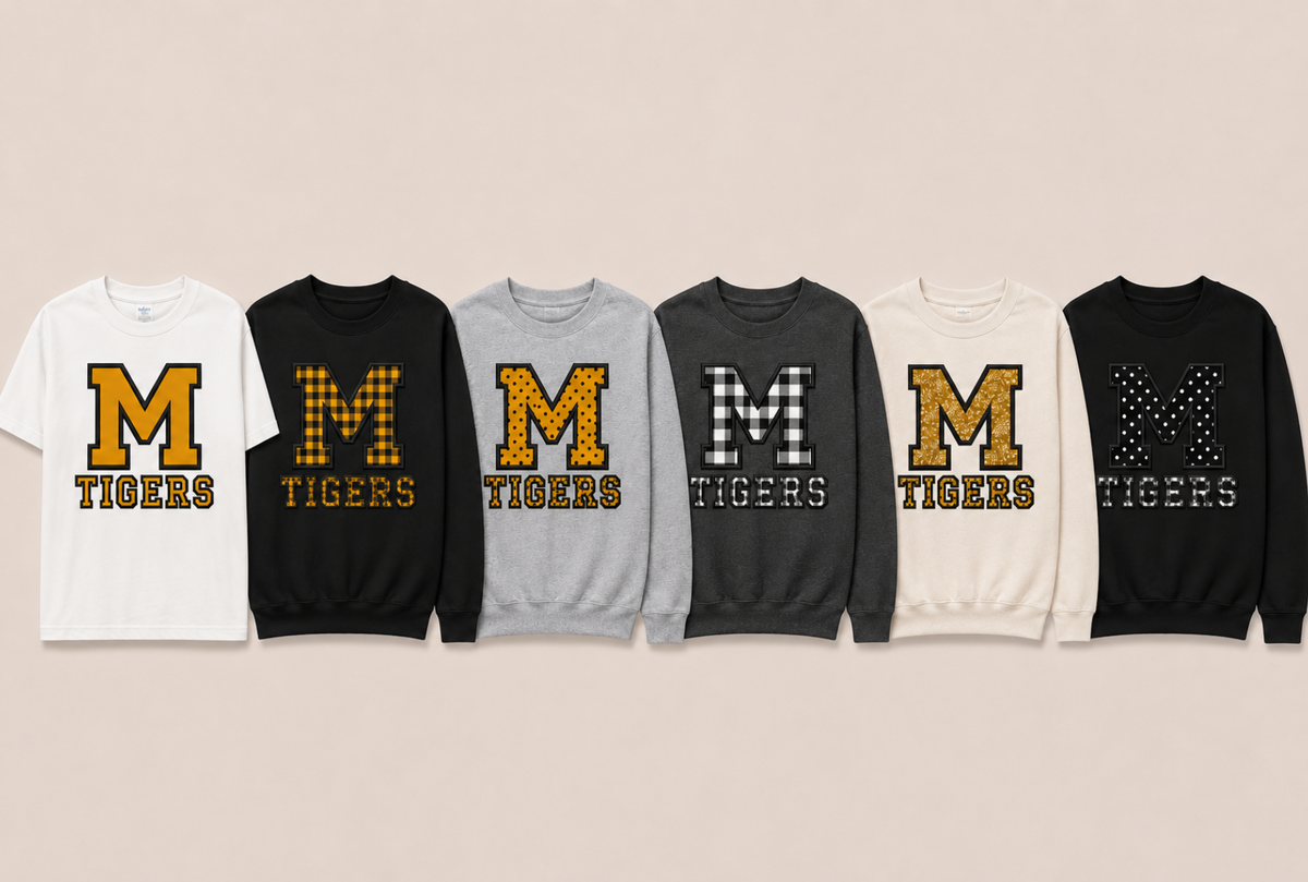 Varsity Letter Appliqué Spirit Shirt