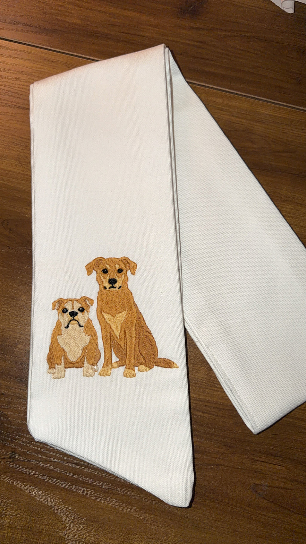 Custom Pet Portrait Wreath Sash