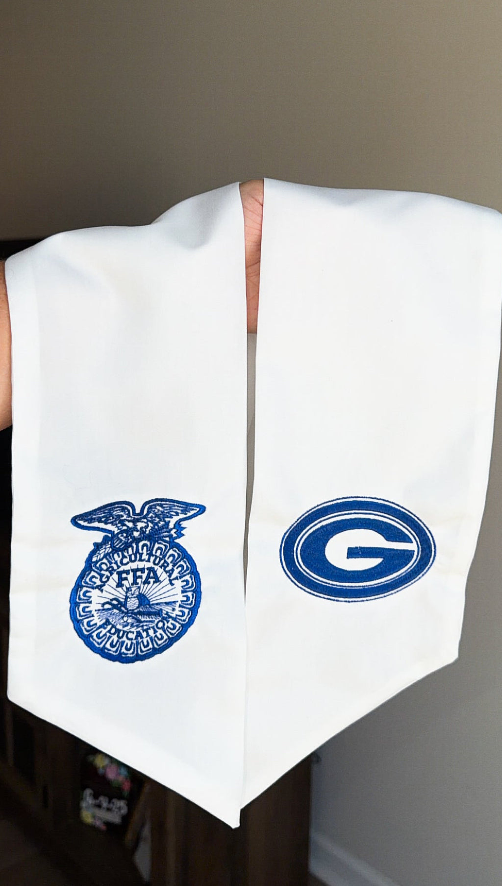 FFA & School Logo Wreath Sash