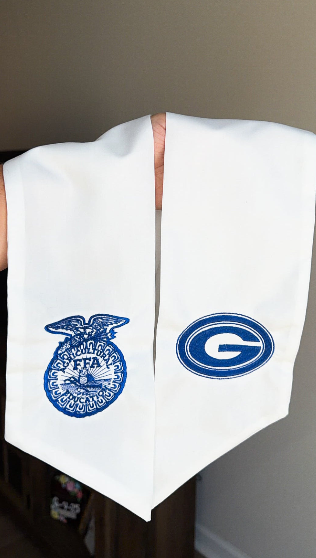 FFA & School Logo Wreath Sash