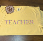Floral Teacher Tee